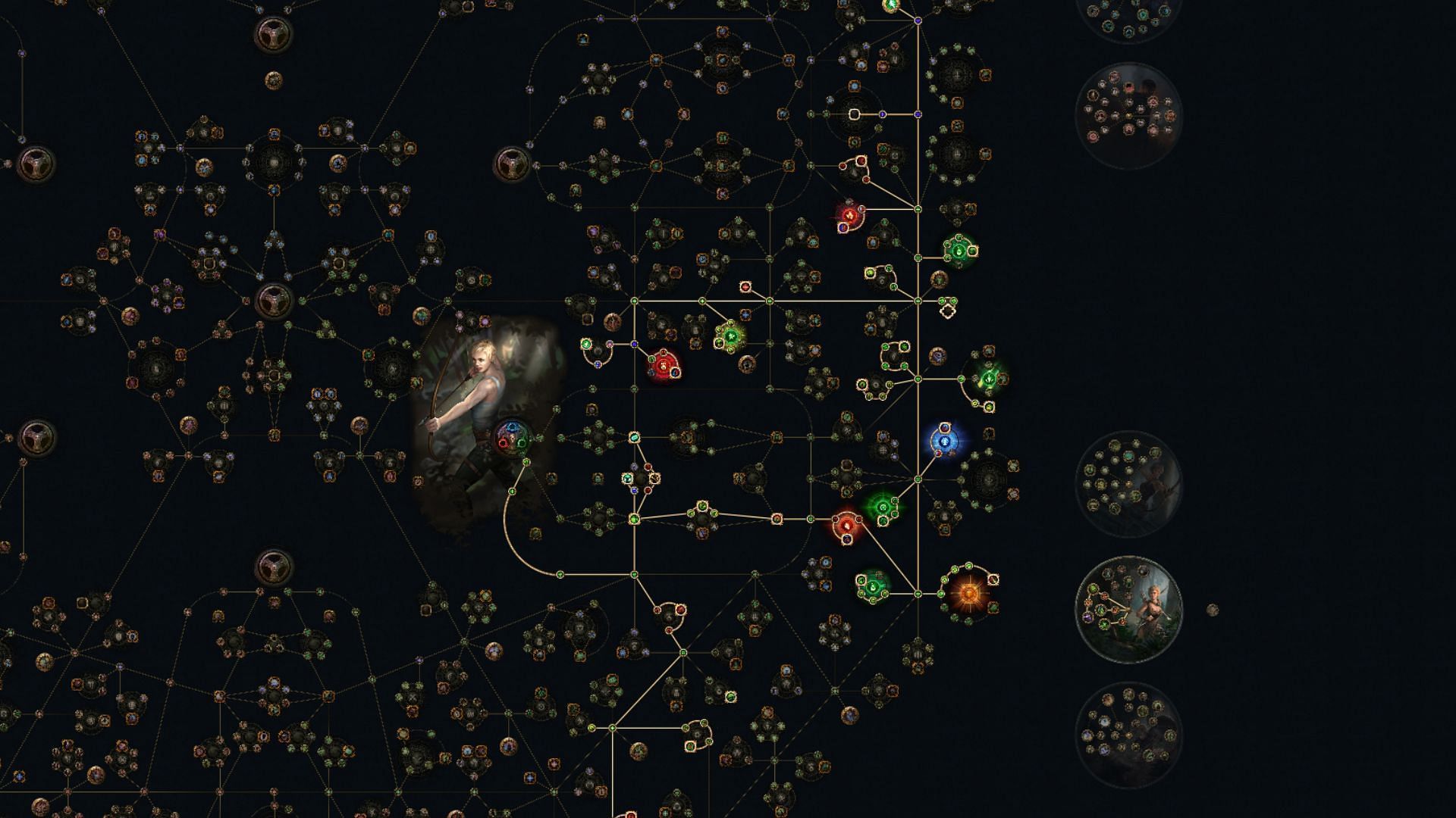 Poisonous Concoction Pathfinder passive tree (Image via Path of Building || Grinding Gear Games)